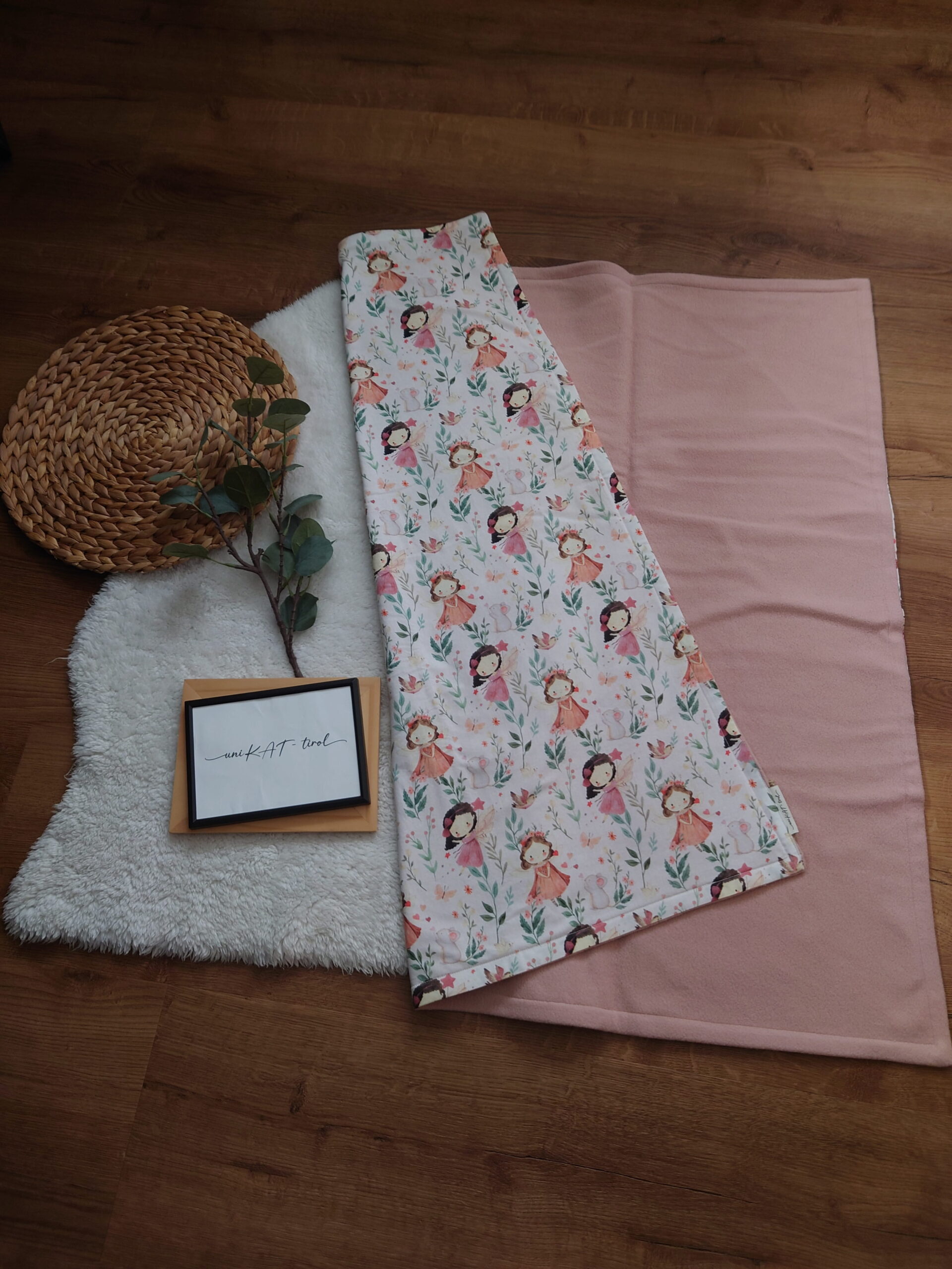Premium Kuscheldecke „Feen-Zauber“ 🧚♀️✨ - ca. 90x90 cm