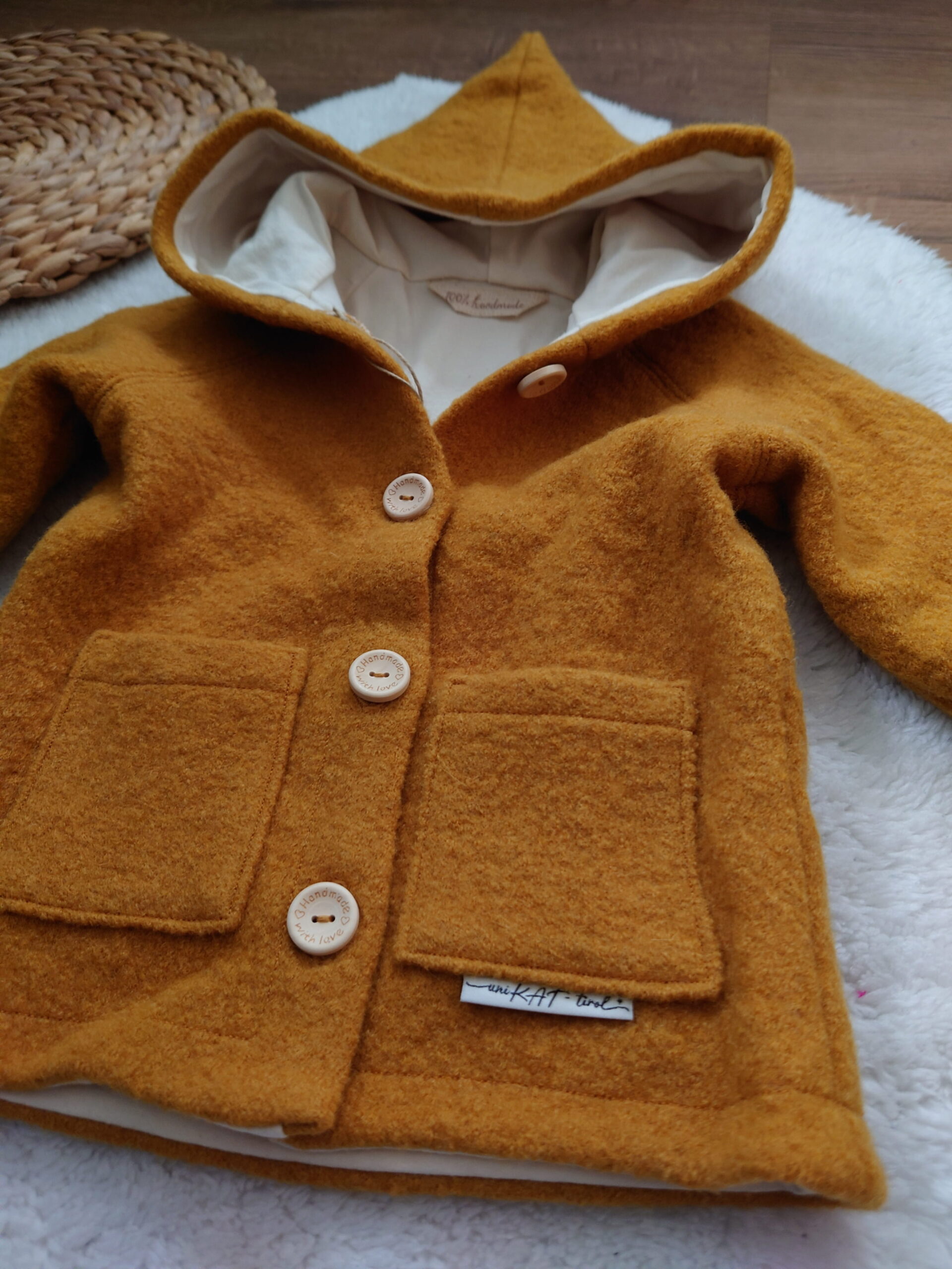 Walkjacke „Kleiner Hundefreund“ 💛🐶 - Gr. 80 – Bild 2