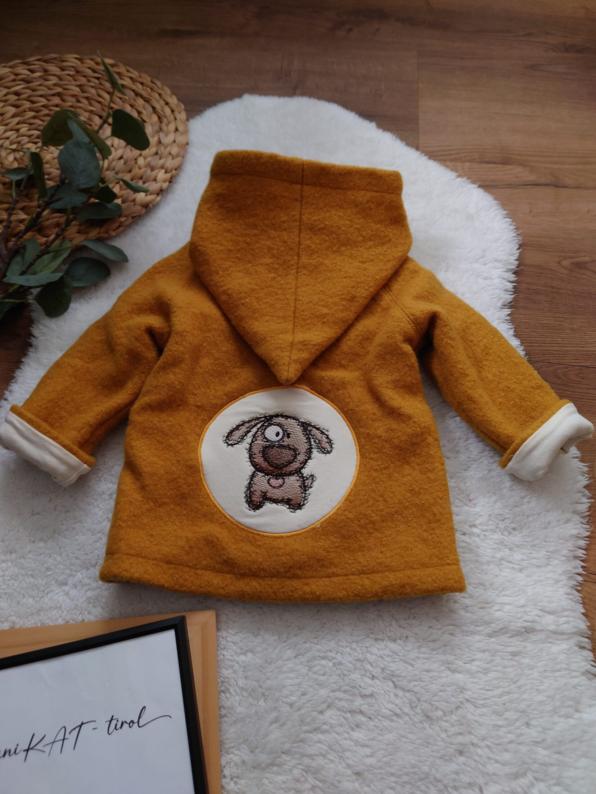 Walkjacke „Kleiner Hundefreund“ 💛🐶 - Gr. 80 – Bild 4